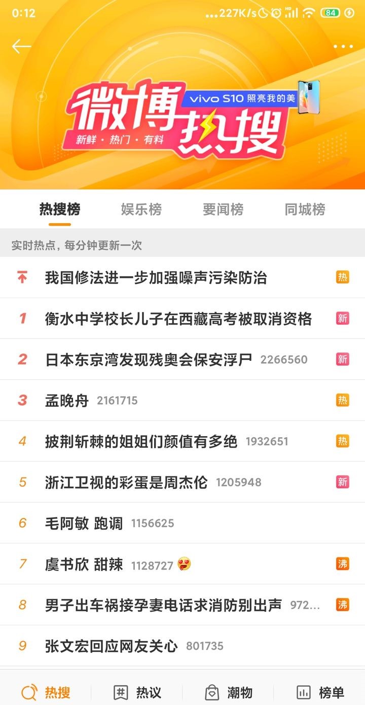 微博热搜